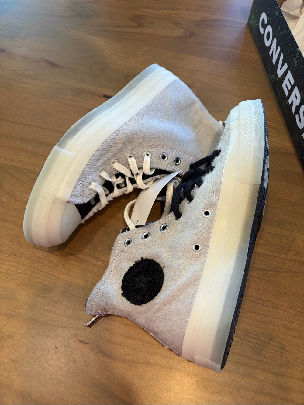 NIB $130 Converse x CLOT Chuck 70 Hi “Giant Panda” 8.5 Mens, 10.5 Women’s - Picture 4 of 11